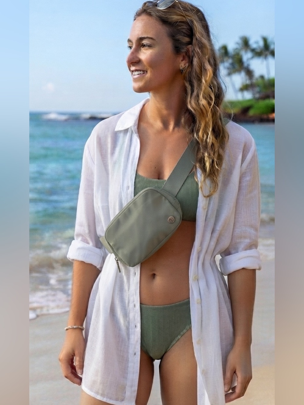 NWT Lululemon Everywhere 1L Belt Bag LU9BG1S BELT BUM BAG GREY SAGE